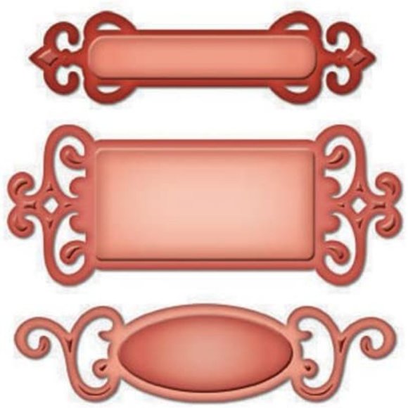 Spellbinders Shapeabilities 3pcs FANCY TAGS - Picture 5 of 5
